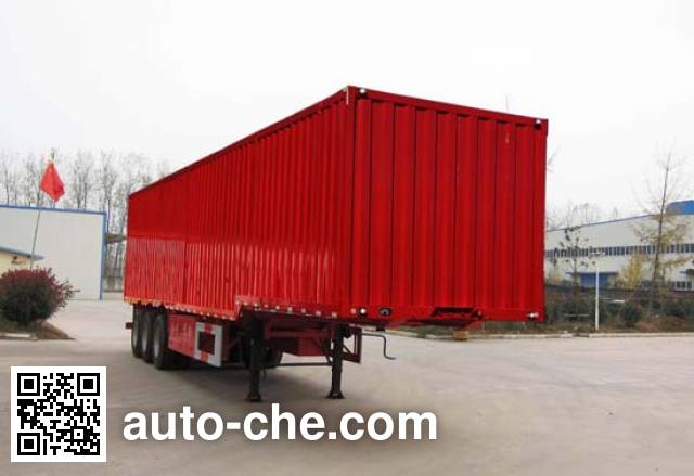Guoshi Huabang XHB9400XXYE box body van trailer