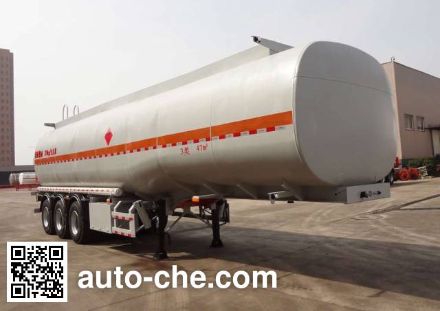 Xingyang XYZ9400GRYB flammable liquid tank trailer