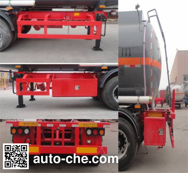 Xingyang XYZ9404GFW corrosive materials transport tank trailer