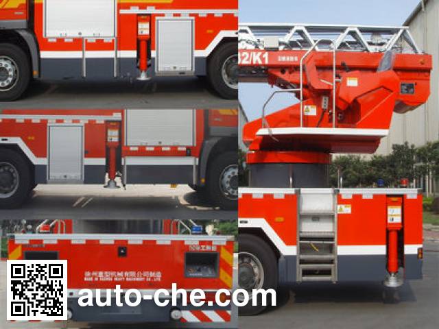 XCMG XZJ5296JXFYT32/K1 aerial ladder fire truck