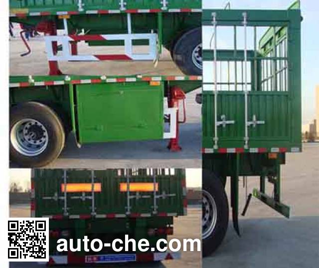 Shacman YLD9381CSY stake trailer