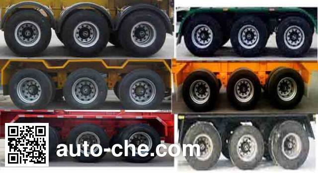 Qinling YNN9351TJZ container transport trailer