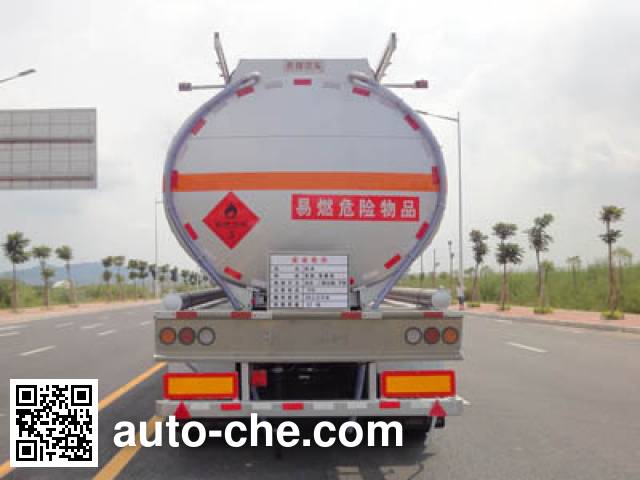 Yongqiang YQ9400GRYT2 flammable liquid aluminum tank trailer