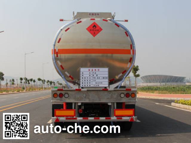 Yongqiang YQ9402GYYCT2 aluminium oil tank trailer