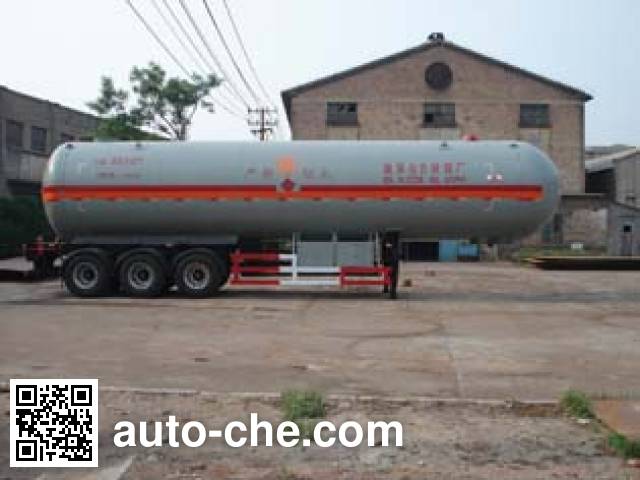 Luzheng ZBR9403GYQ liquefied gas tank trailer