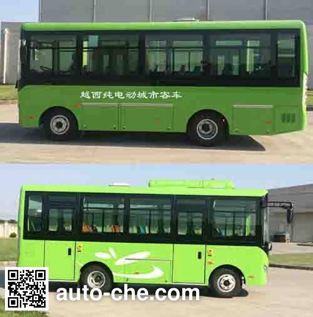 Yuexi ZJC6660UBEV electric city bus