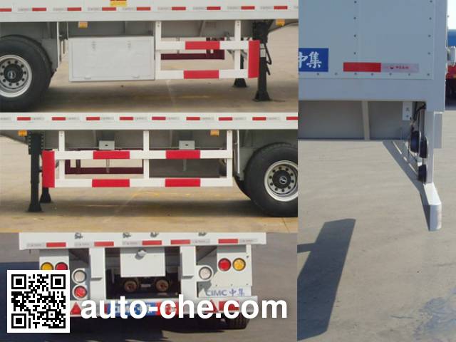 CIMC ZJV9275XXYQD box body van trailer