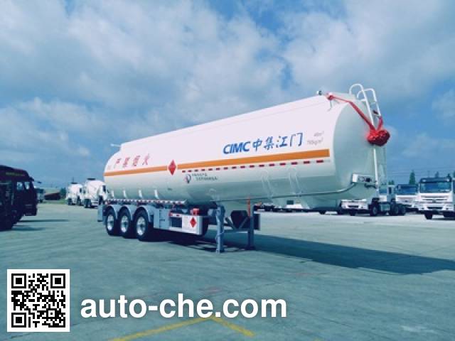 CIMC ZJV9400GRYJM flammable liquid aluminum tank trailer