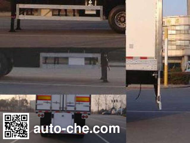CIMC ZJV9403XXYTH box body van trailer