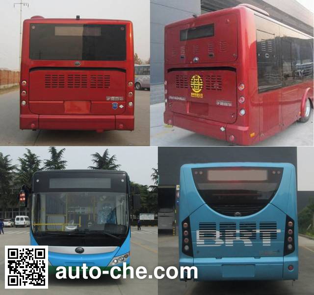 Yutong ZK6180HNG2A articulated bus