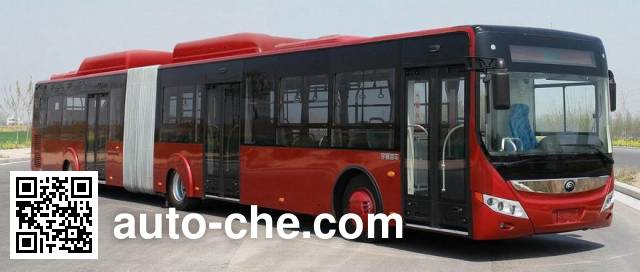 Yutong ZK6180HNG2A articulated bus