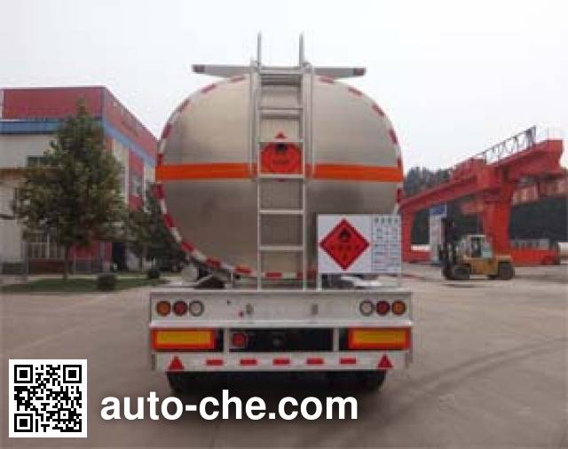 Minghang ZPS9401GRY flammable liquid aluminum tank trailer