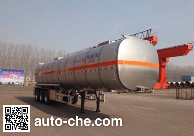 Minghang ZPS9402GRY flammable liquid aluminum tank trailer