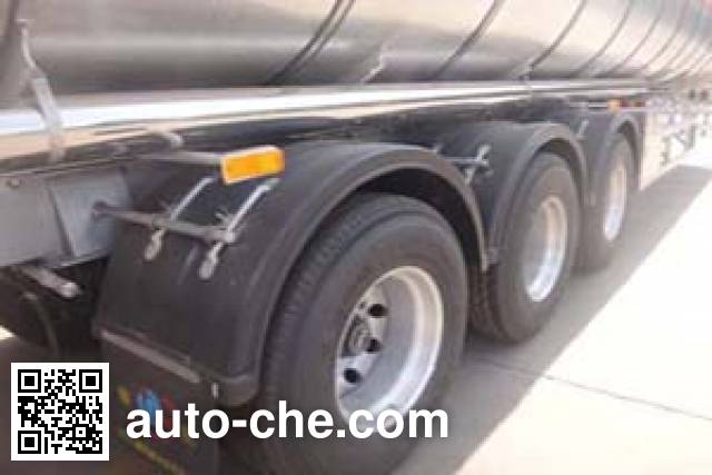Minghang ZPS9408GRY flammable liquid aluminum tank trailer