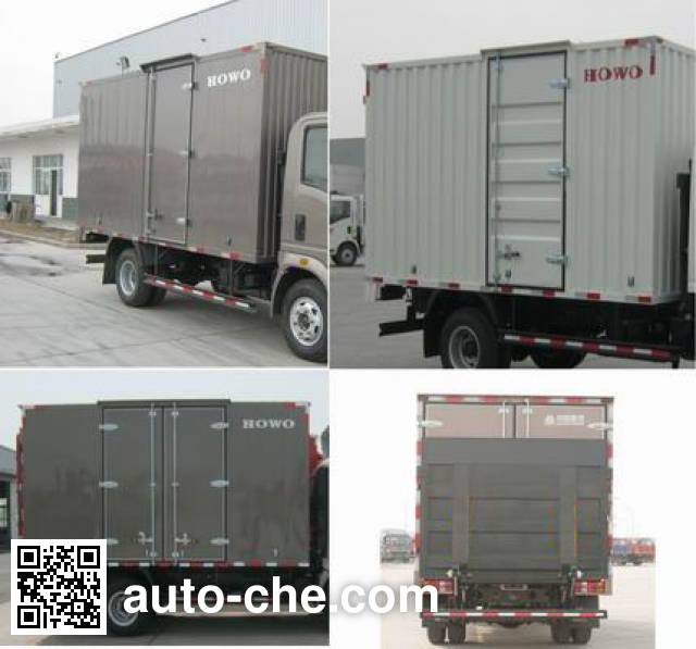 Sinotruk Howo ZZ5047XXYC3315E145 box van truck