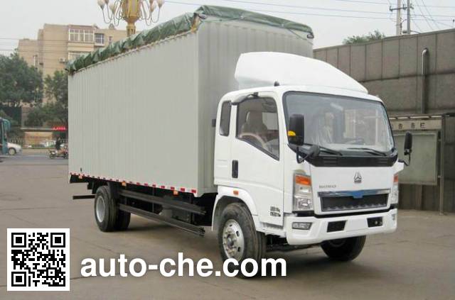 Sinotruk Howo ZZ5167CPYG5215D1 soft top box van truck