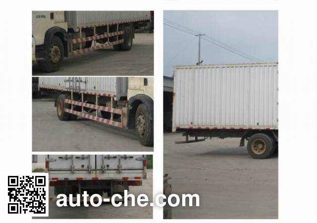 Sinotruk Howo ZZ5187XXYN711GE1 box van truck