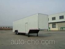Huanda box body van trailer