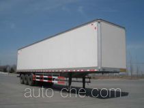Huanda BJQ9400XXY box body van trailer