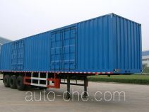 Wanjiao BQX9380XXY box body van trailer