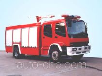 银河牌BX5160GXFPM60W型泡沫消防车