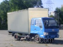 FAW Jiefang CA5042PK5LR5XXB-1B soft top box van truck
