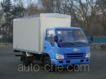 FAW Jiefang CA5042PK6L2XXB-2B soft top box van truck