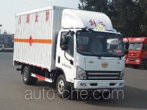 FAW Jiefang CA5045XRQP40K17L1E5A84 автофургон для перевозки горючих газов