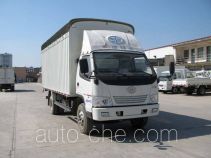 FAW Jiefang CA5051P90XXBK35L soft top box van truck