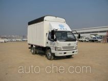 FAW Jiefang CA5070CPYK6L3E4 soft top box van truck