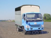 FAW Jiefang CA5072XXBPK6L2R5-3 soft top box van truck