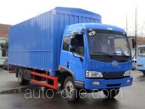 FAW Jiefang CA5147XXYPK2EA80-2 soft top box van truck
