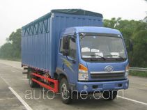 FAW Jiefang CA5161CPYPK2L2EA80-2 soft top box van truck