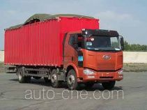 FAW Jiefang CA5200XXYP63K1L6T3A2HE diesel cabover box van truck with canopy top