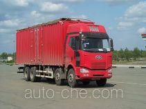 FAW Jiefang CA5240XXYP63K2L6T4A2HE diesel cabover box van truck with canopy top