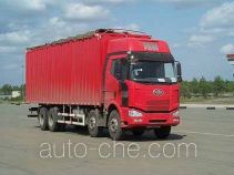 FAW Jiefang CA5240XXYP63K2L6T4A2HE diesel cabover box van truck with canopy top
