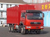 FAW Jiefang CA5256XXYP2K2L3T1EA80-2 soft top box van truck