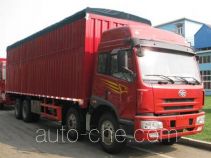 FAW Jiefang CA5314XXYP1K15L7T4EA80-2 soft top box van truck