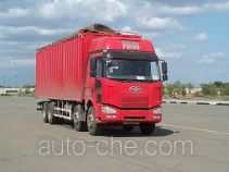 FAW Jiefang CA5310XXYP63K1L6T4A2E diesel cabover box van truck with canopy top