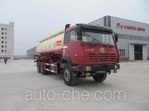 Pneumatic unloading bulk cement truck
