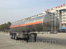 Chufei CLQ9400GRYBA flammable liquid aluminum tank trailer
