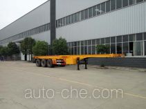Chufei CLQ9400TWY dangerous goods tank container skeletal trailer