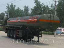 Chengliwei CLW9400GFW corrosive materials transport tank trailer