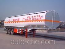 程力威牌CLW9400GRYA型易燃液体罐式运输半挂车