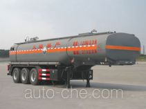 Chengliwei CLW9402GFW corrosive materials transport tank trailer