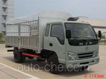 CNJ Nanjun CNJ5040CCQFP38 грузовик с решетчатым тент-каркасом