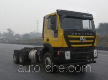 SAIC Hongyan CQ3256HMVG33-404 dump truck chassis