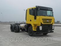 SAIC Hongyan CQ3256HTG38-474TB dump truck chassis