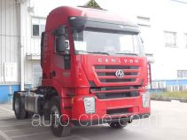 SAIC Hongyan CQ4185HTDG361U dangerous goods transport tractor unit