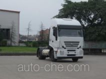 SAIC Hongyan CQ4186HTG381TC container carrier vehicle